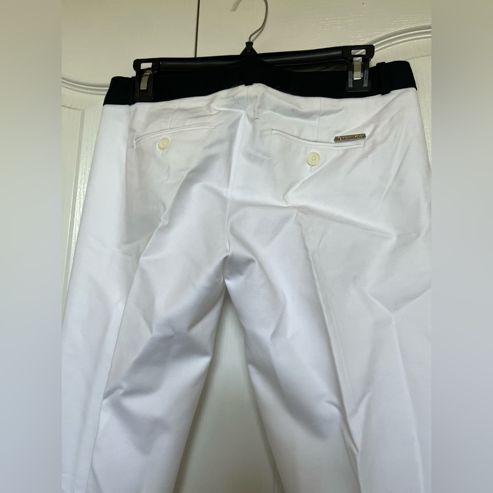 Michael Kors White and Black Women's Pants - Picture 2 of 5